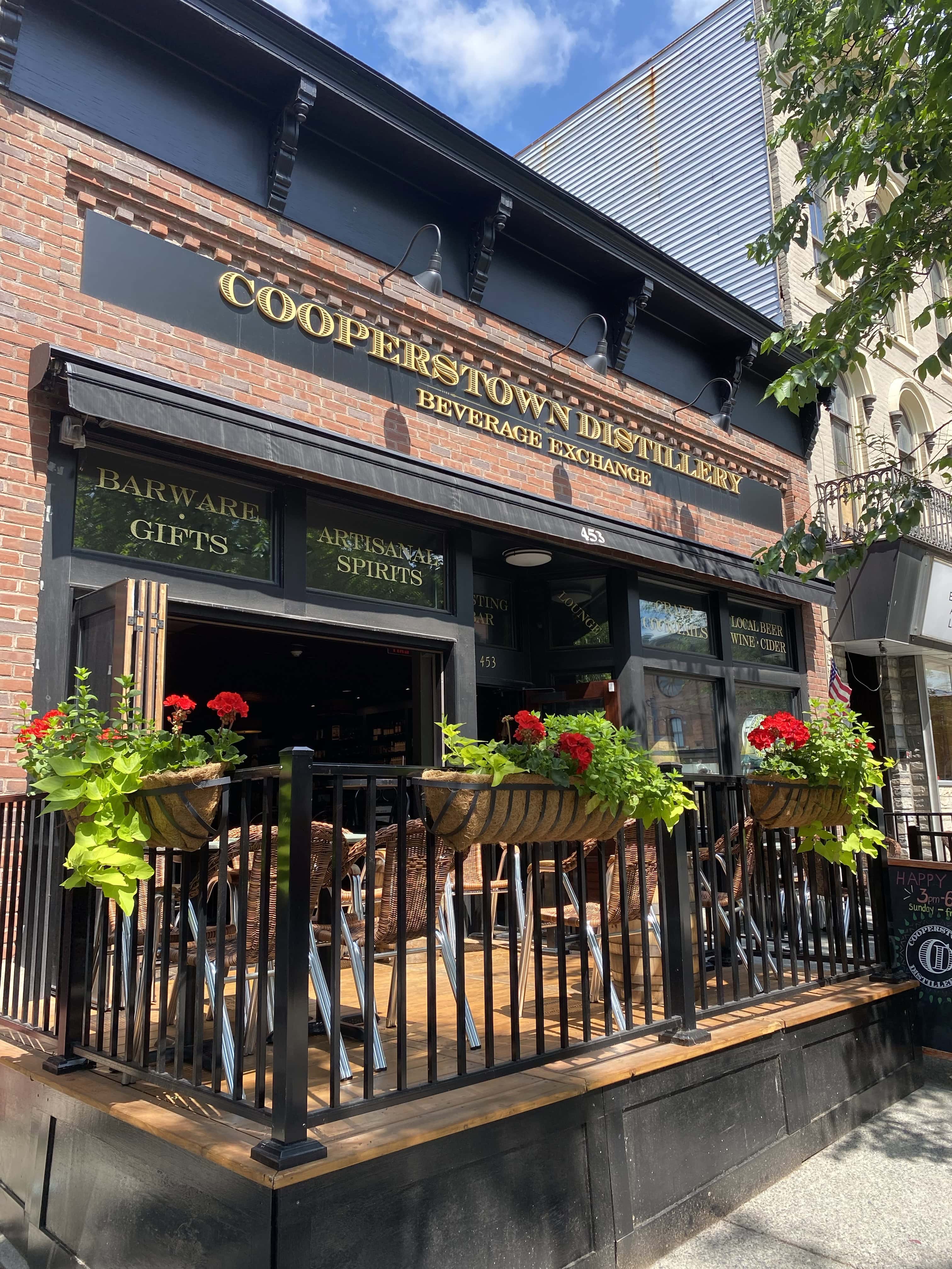 Cooperstown Distillery Beverage Exchange at Saratoga - Backyard